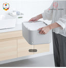 Shimoyama Muji Style Medium Gray Deep Storage Box Organizer with Lid - Size C