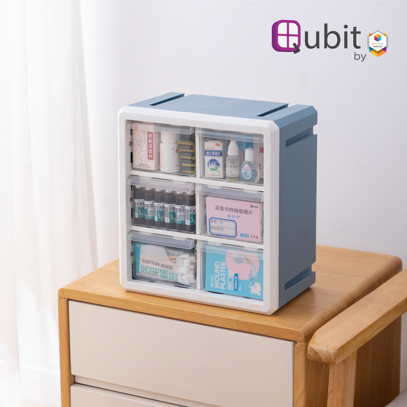 Qubit Hexa2 Storage Cube Organizer