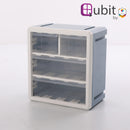 Qubit Quad Storage Cube Organizer