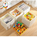 SHIMOYAMA Lego Toy Bricks Foldable Bin Storage Organizer With Multi-color Lid