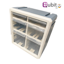Qubit Hexa Storage Cube Organizer