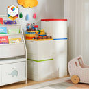 SHIMOYAMA Lego Toy Bricks Foldable Bin Storage Organizer With Multi-color Lid