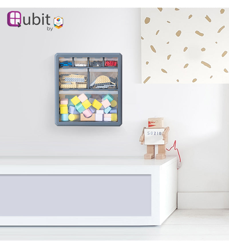 Qubit Hepta Storage Cube Organizer