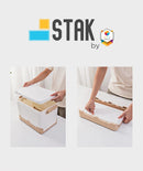 DuraStak Foldable Storage Box Organizer Size XL - 40L Capacity