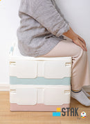 DuraStak Foldable Storage Box Organizer Size M - 19L Capacity