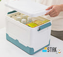 DuraStak Foldable Storage Box Organizer Size M - 19L Capacity