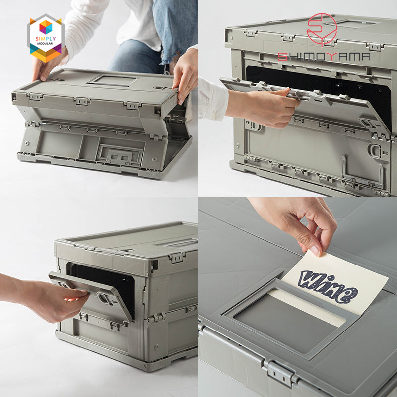 Shimoyama Muji Style Small Foldable Storage Bin Box Organizer