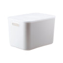 Shimoyama Muji Style Large Gray Deep Storage Box Organizer with Lid (Size D)