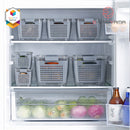 Shimoyama Muji Style Small Gray Drain Basket Food Storage Organizer