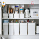 Shimoyama Muji Style Small Storage Organizer with Wheel