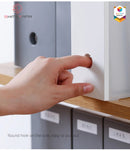 Shimoyama Muji Style Folder Case Wide White Plastic Box Organizer