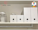 Shimoyama Muji Style File Storage Box-Height 24cm Plastic Organizer