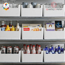 Shimoyama Muji Style Plastic Storage Box Organizer with Handle (Medium)