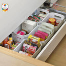 Shimoyama Muji Style PE Storage Box Organizer Soft Touch Deep Size (no lid) - Size A