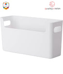 Shimoyama Muji Style Plastic Storage Box Organizer with Handle (Small)