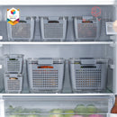Shimoyama Muji Style Large Gray Drain Basket Food Storage Organizer