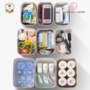 Shimoyama Muji Style PE Storage Box Organizer Soft Touch Deep Size (no lid) - Size A