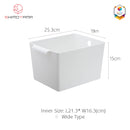Shimoyama Muji Style PP Deep Plastic Storage Basket Organizer