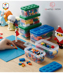 Shimoyama Lego Box Set of 3 Plastic Storage Organizer