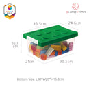Shimoyama Lego Middle Toy Plastic Clear Storage Box