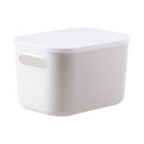 Shimoyama Muji Style Small Gray Deep Storage Box Organizer with Lid - Size B