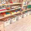 Shimoyama Muji Style PE Storage Box Organizer Soft Touch Deep Size (no lid) - Size A