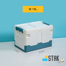 DuraStak Foldable Storage Box Organizer Size M - 19L Capacity