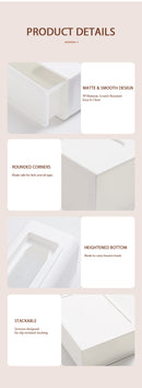 Qubit Drawer Series: Small 5L Storage Plastic Cabinet Organizer