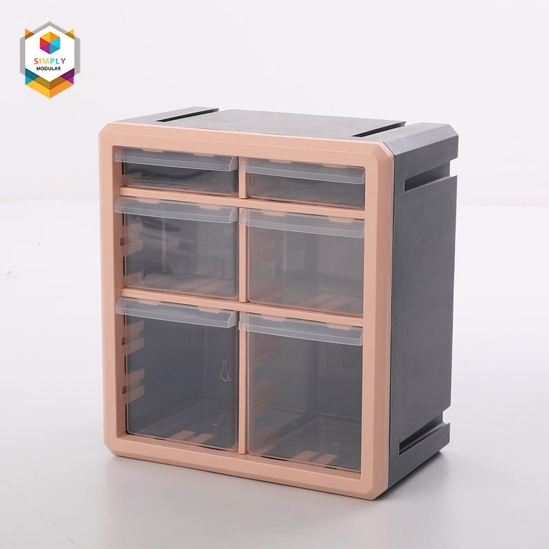 Qubit Hexa Storage Cube Organizer