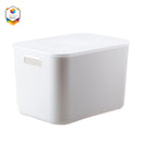 Shimoyama Muji Style Small Gray Deep Storage Box Organizer with Lid - Size B