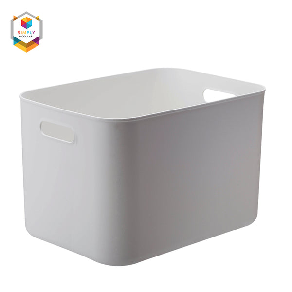 Shimoyama Muji Style PE Storage Box Organizer Soft Touch Big Shallow Size (no lid) - Size B