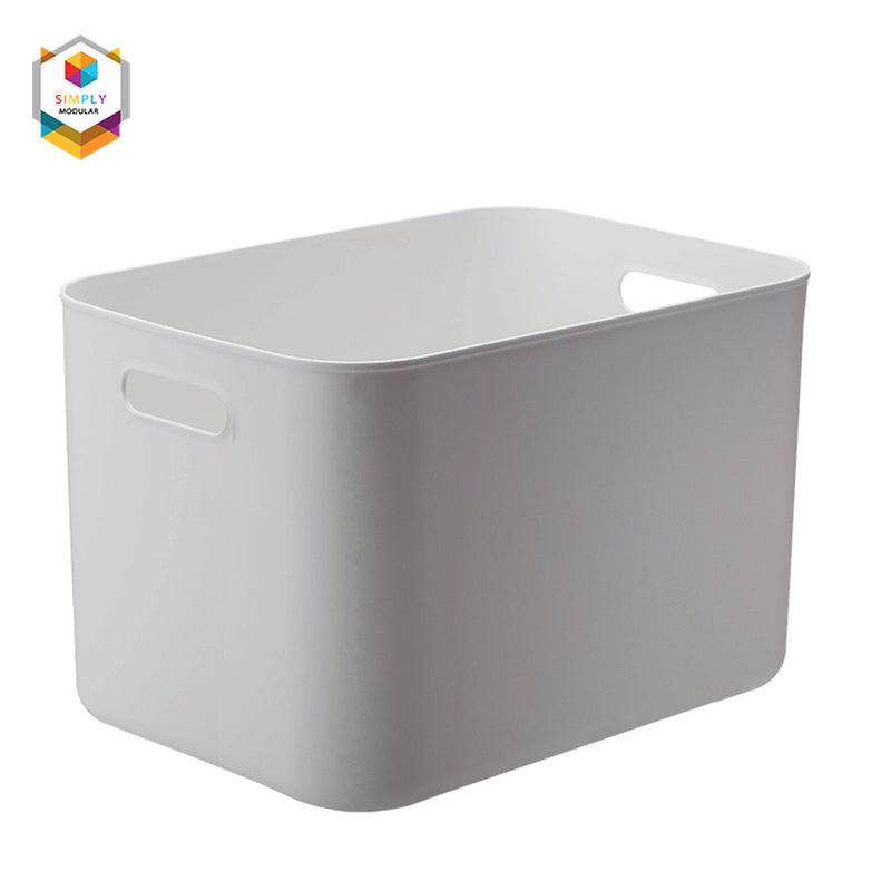 Shimoyama Muji Style PE Storage Box Organizer Soft Touch Big Shallow Size (no lid) - Size B