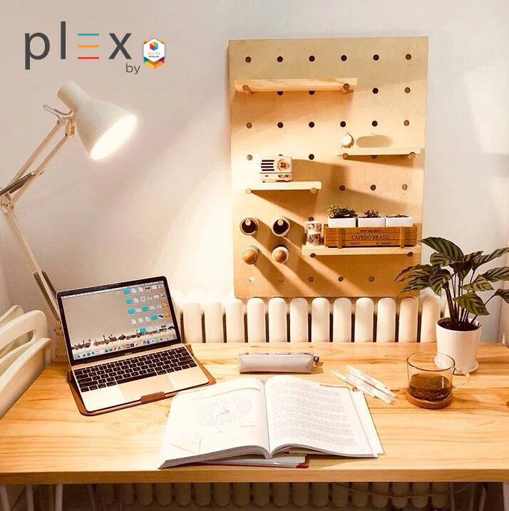 Plex Wooden Peg for Plex Pegboard Wall Mounted Decor Organizer