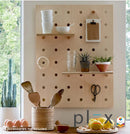 Plex Wooden Peg for Plex Pegboard Wall Mounted Decor Organizer