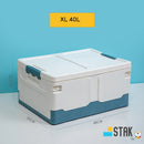 DuraStak Foldable Storage Box Organizer Size XL - 40L Capacity