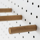 Plex Wooden Peg for Plex Pegboard Wall Mounted Decor Organizer